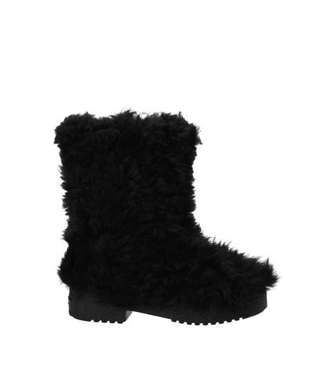 ysl fur boots
