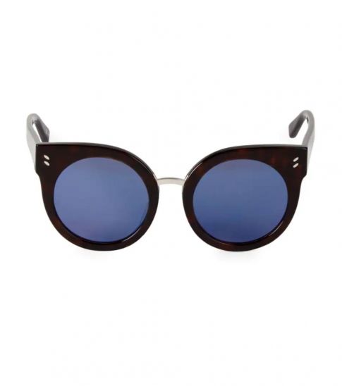 cat eye circle sunglasses