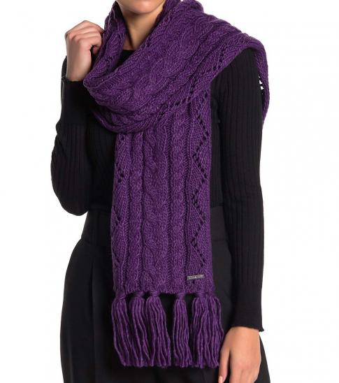 michael kors scarf womens purple