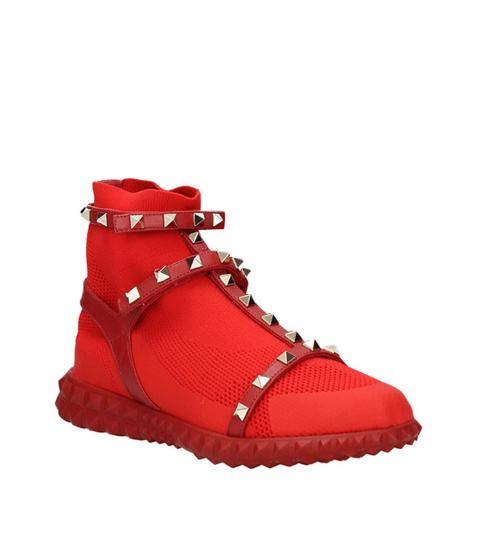 valentino red studded shoes