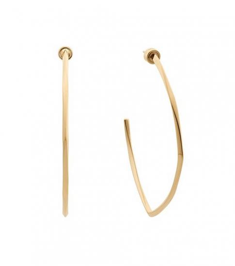 michael kors gold hoop earrings