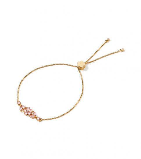 Kate Spade Golden Gleaming Gardenia Flower Bracelet