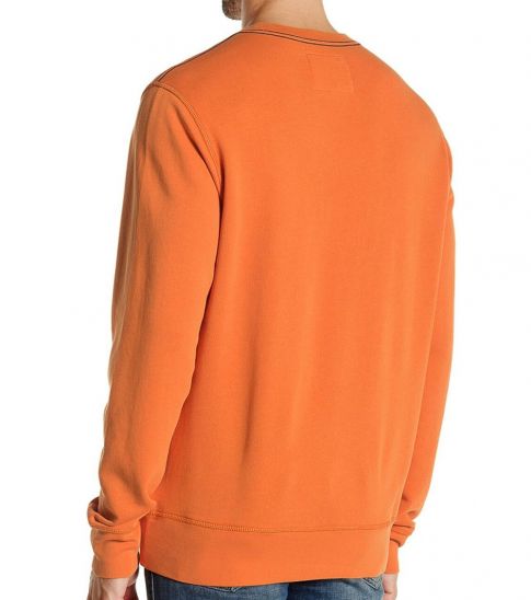 True Religion Orange Hard Knocks Sweatshirt