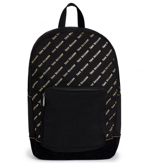 true religion black backpack