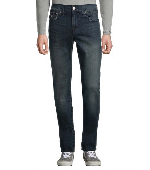 True Religion Navy Blue Geno Slim-Fit 