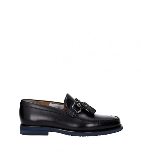 Salvatore Ferragamo Black Tassels Loafers For Men Online India At Darveys Com ✈ choose express delivery at checkout. black tassels loafers