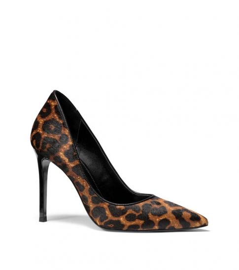 michael kors leopard heels