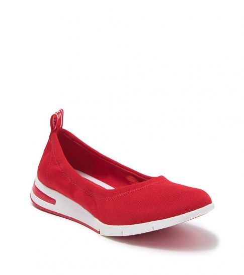 michael kors red ballet flats