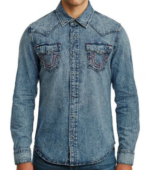 true religion denim shirts