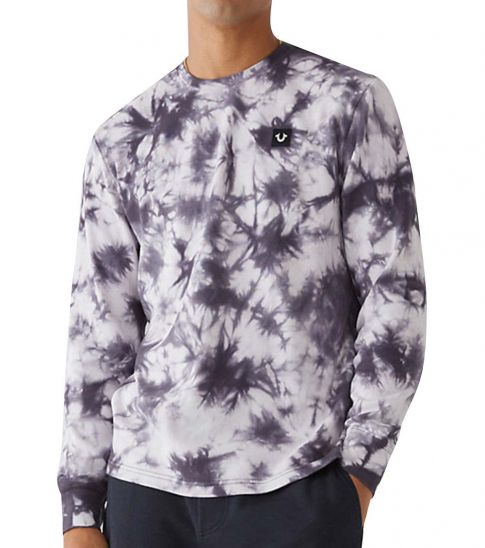 White Tie Dye Thermal Shirt 