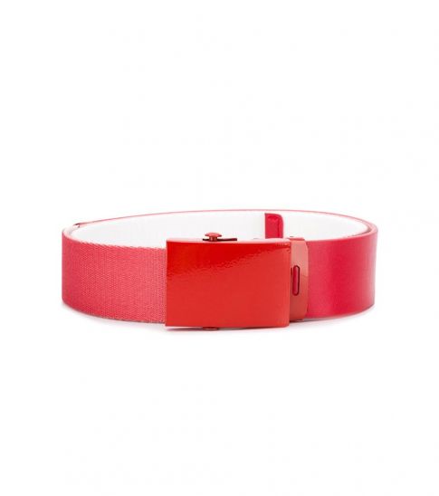 Diesel Pink Red Classic Belt for Women 