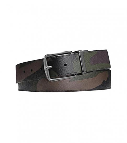 coach camo belt
