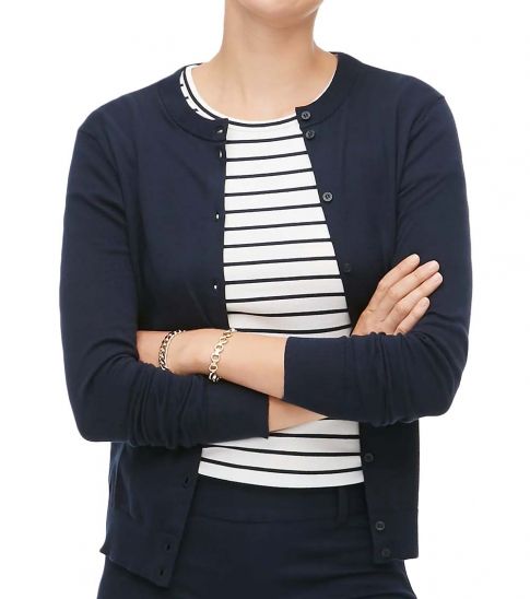 J.Crew Navy Blue Classic Cotton