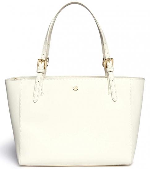 Tory Burch Ivory Emerson Buckle Large Tote for Women Online India at ...