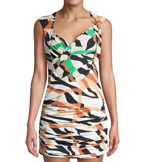 Roberto Cavalli Multi Abstract Ruched Bodycon Mini Dress For Women Online India At Darveys Com Free & fast shipping on orders $50+, afterpay and easy returns. darveys