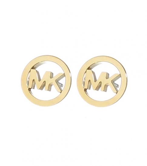 michael kors logo stud earrings