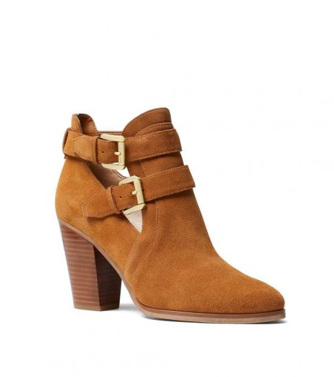 michael kors suede booties