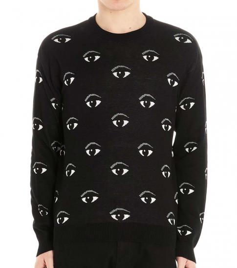 kenzo eye jumper black