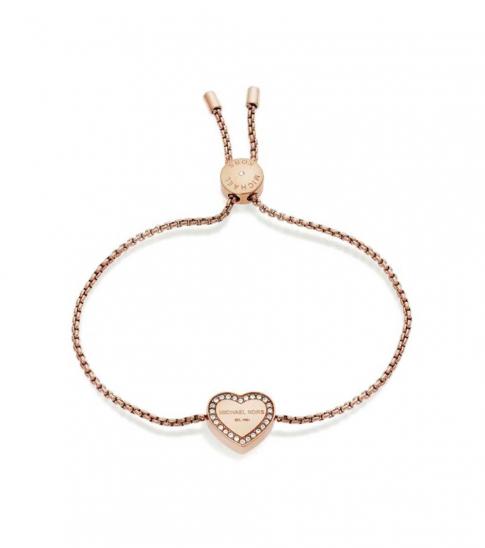 michael kors heart bracelet rose gold