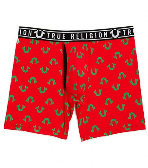 True Religion Red Logo Boxer Brief 