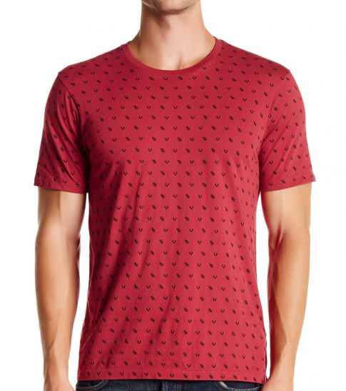 Red All Over Monogram T-Shirt 