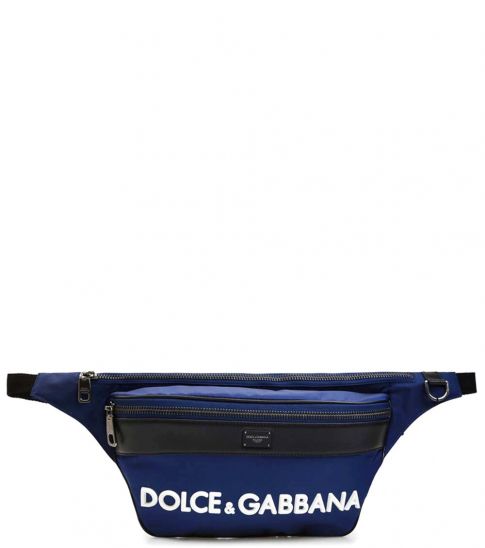 Dolce & Gabbana Blue Logo Belt Bag