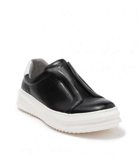 laceless sneakers black