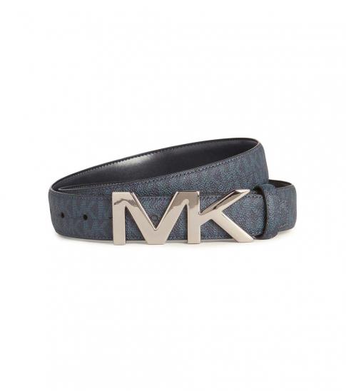 michael kors belt blue