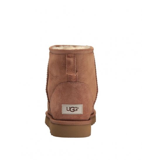 chestnut classic mini leather boot