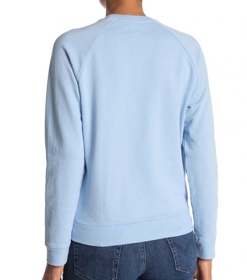 light blue graphic sweatshirt