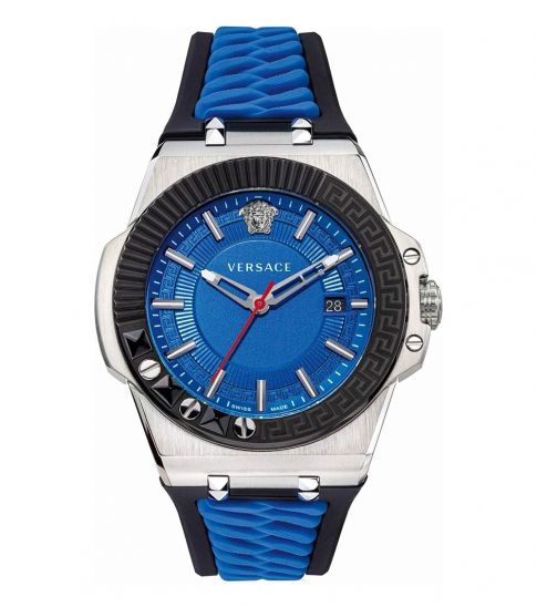 versace blue watch