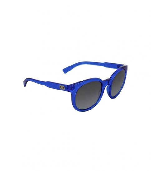 Armani Exchange Blue Transparent Sunglasses