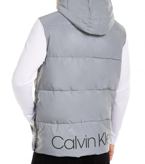 calvin klein vest with hood