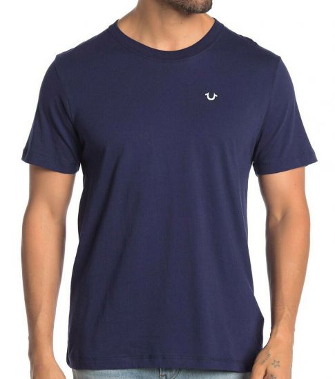 True Religion Navy Blue Front Logo T 