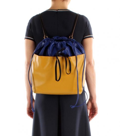 marni leather backpack