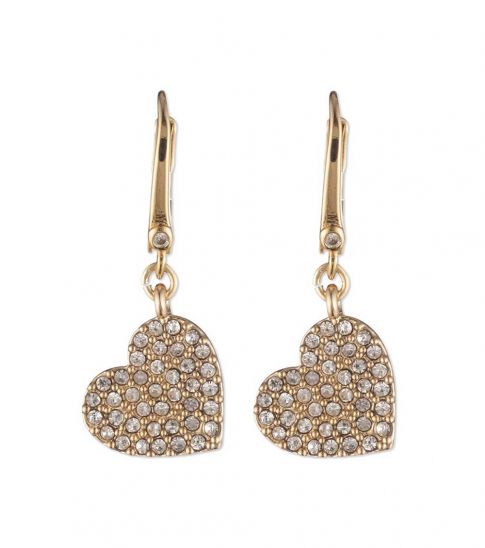 dkny heart earrings