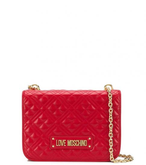 red moschino purse