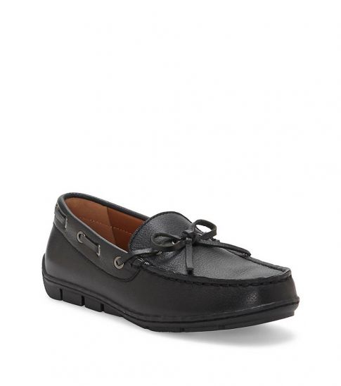 little boys black loafers