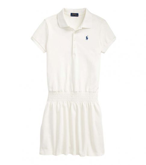 girls black polo dress