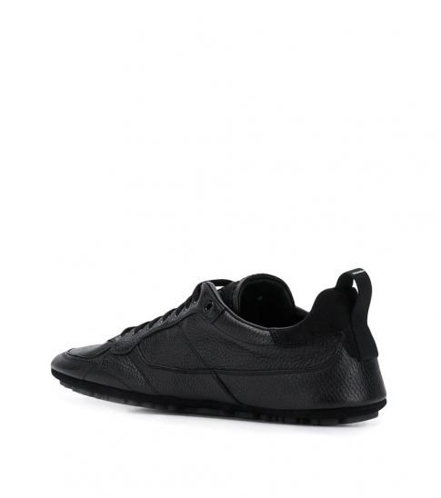 Dolce & Gabbana Black Leather Sneakers