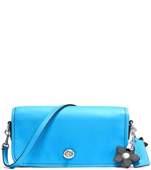 coach blue crossbody