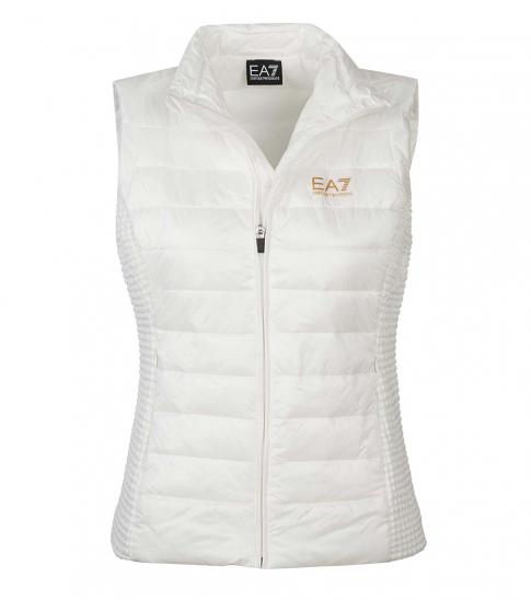 white armani vest