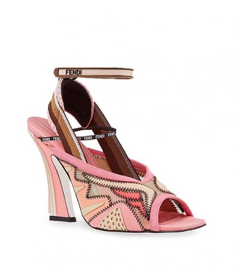 fendi pink heels