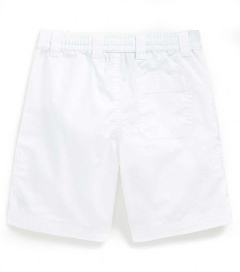 Ralph Lauren Little Boys White Twill Drawstring Shorts
