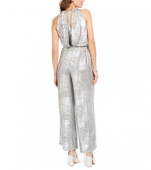 vince camuto metallic jumpsuit