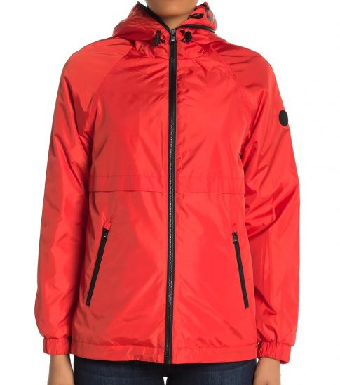 michael kors plush lined windbreaker jacket