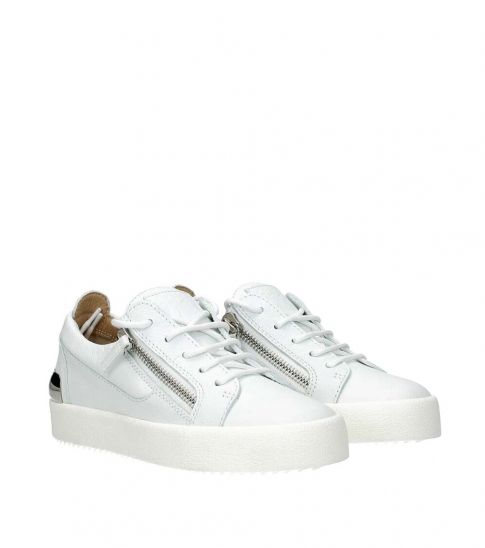 giuseppe zanotti white shoes