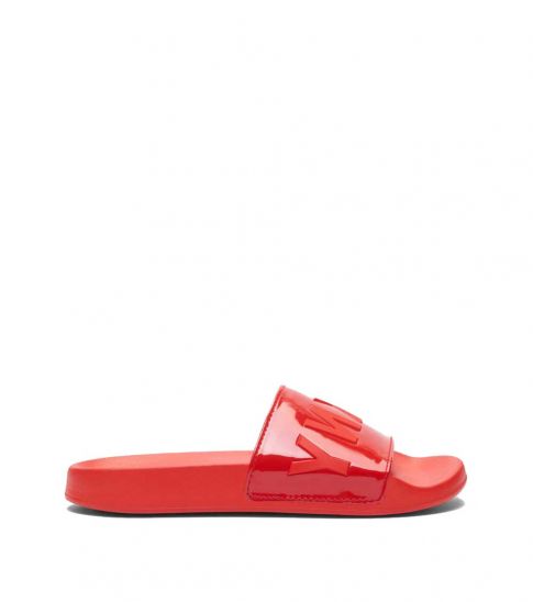 dkny red slides