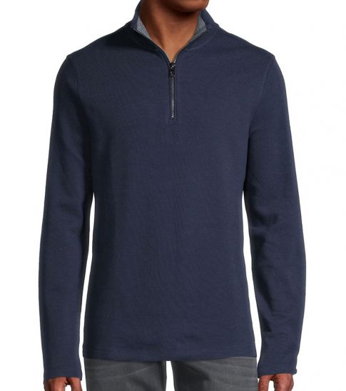 michael kors mens half zip sweater