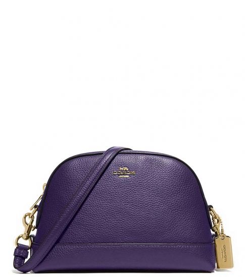 coach zip dome bag